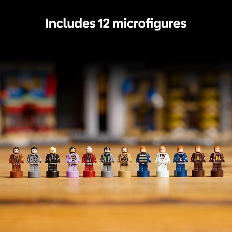 LEGO Harry Potter Diagon Alley Wizarding Shops Building Set for Adults Collectible Kit for Harry Potter Fans with 12 Microfigures Gift Idea for Men Women Fans 76444