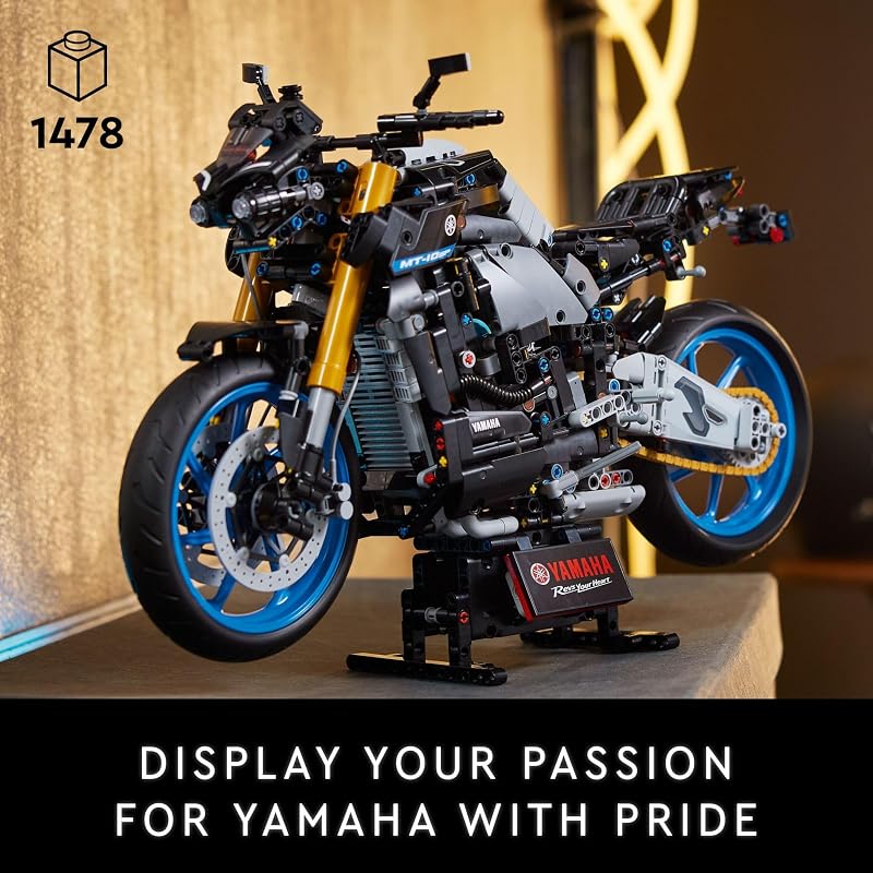 LEGO Technic Yamaha MT 10 SP Building Set for Adults Ages 18 Motorcycle Model Kit for Display Home Office Desk Shelf Decor Gift for Men Women 42159