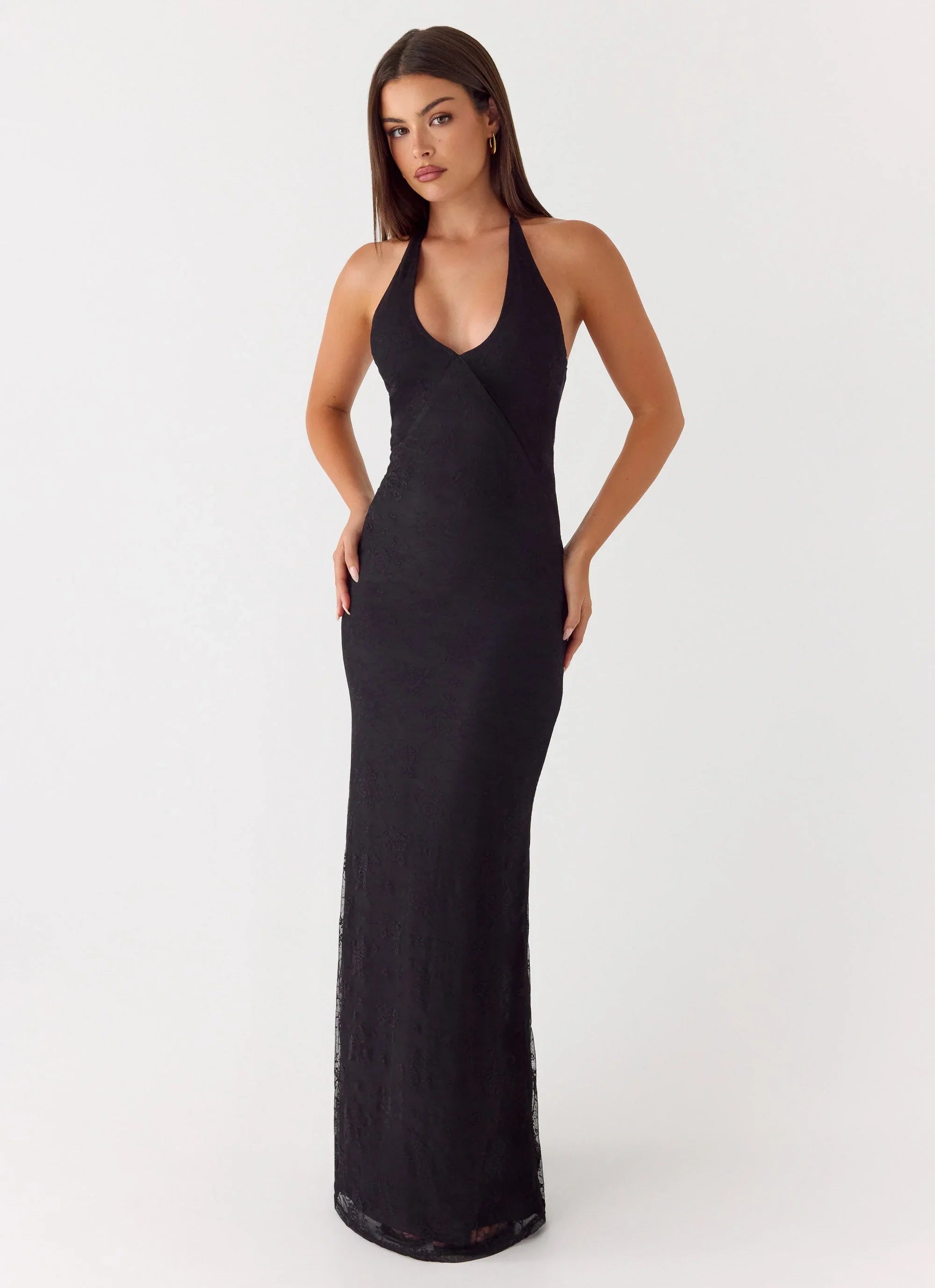 Knowles Lace Maxi Dress Black