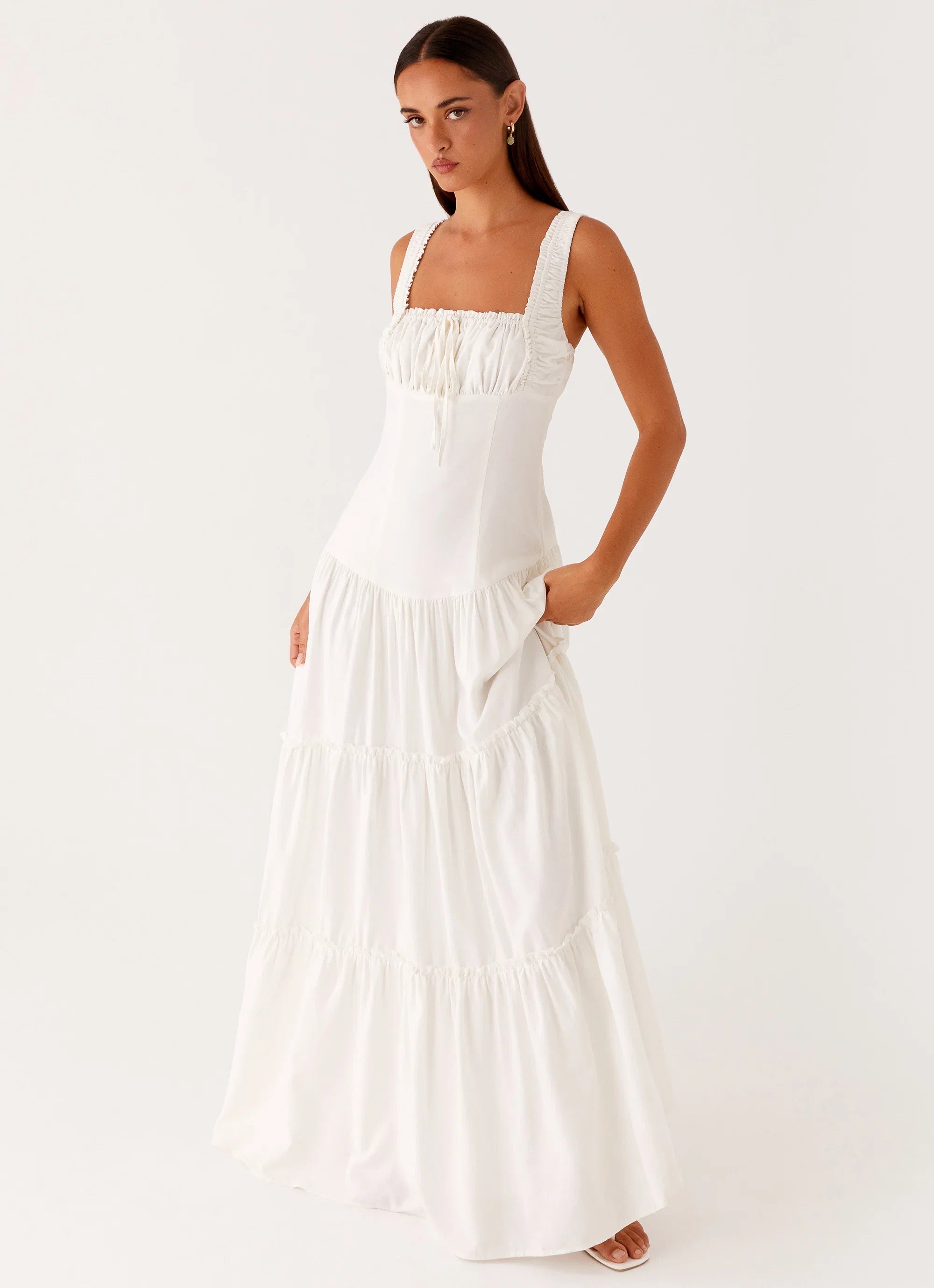 Esme Maxi Dress White
