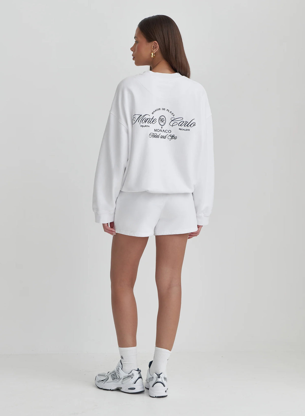 Cream Monte Carlo Oversized Sweatshirt