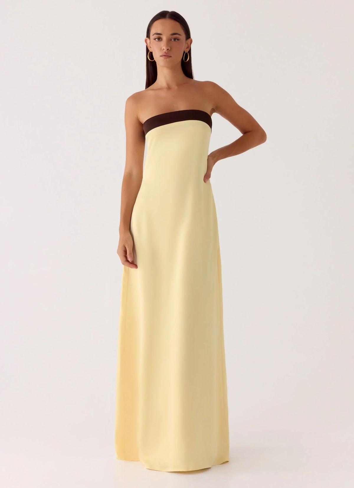 Jiana Maxi Dress Baby Yellow