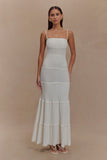 Finley Pointelle Knit Maxi Dress Ivory