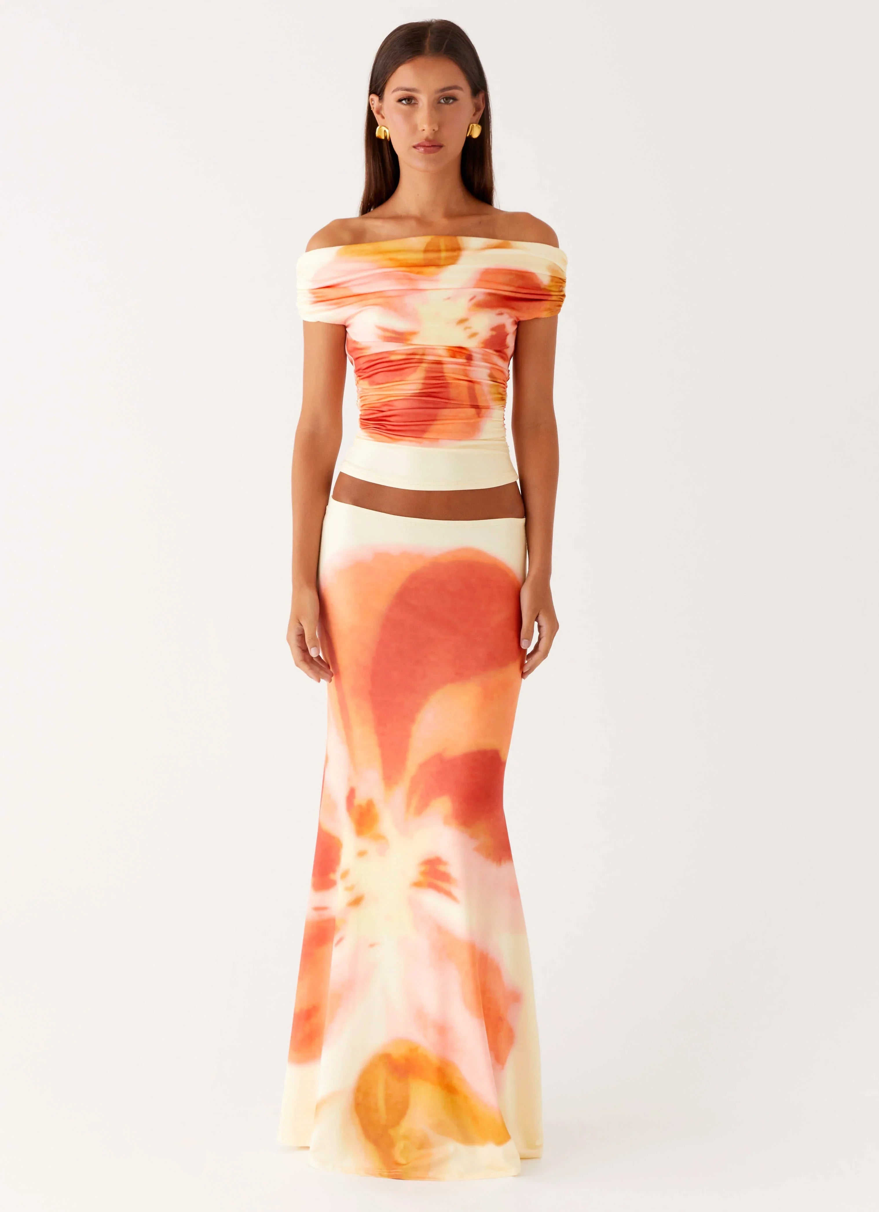 Moka Off Shoulder Top Mimosa Blossom