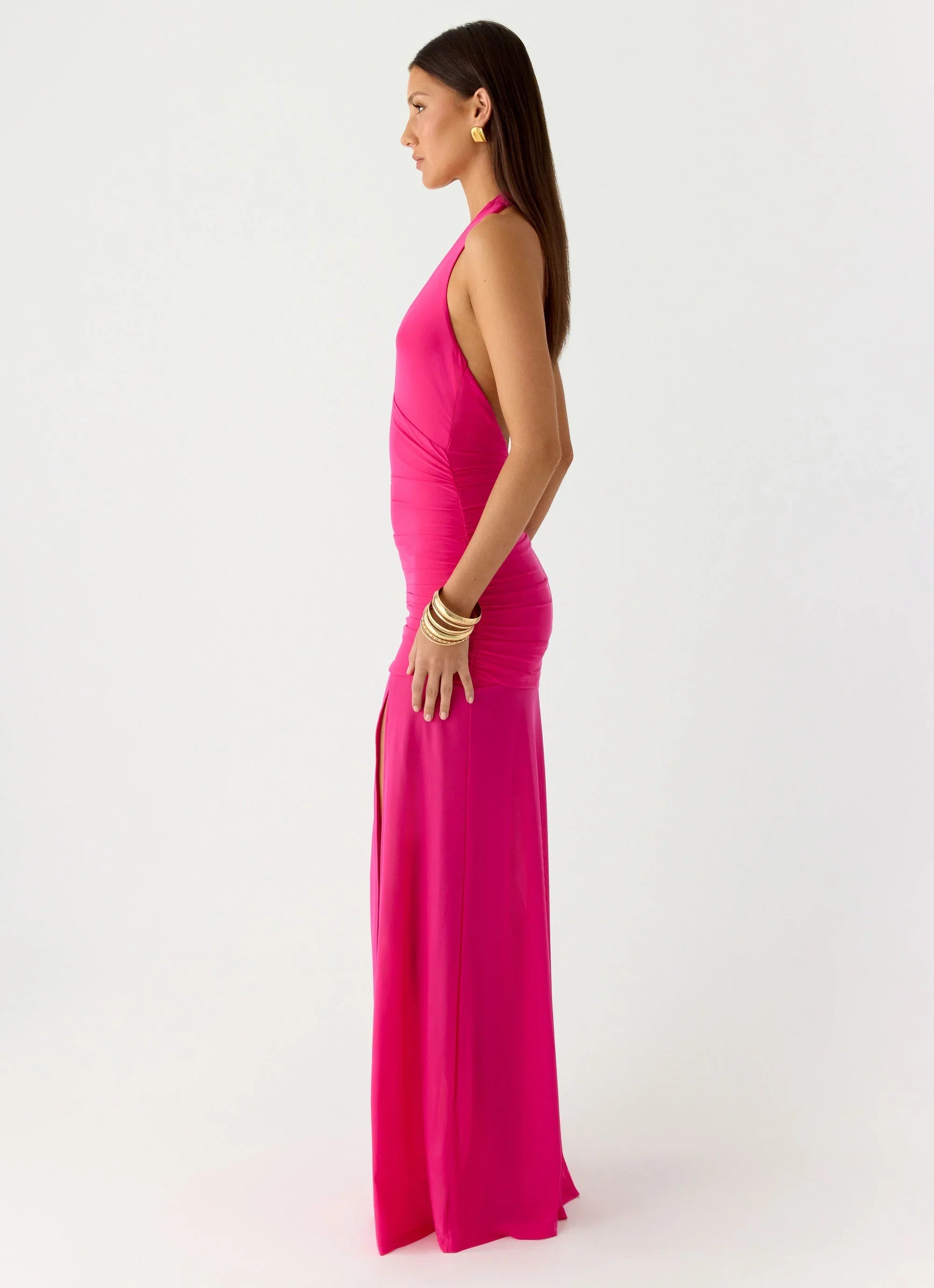 Island Muse Dress Fuchsia