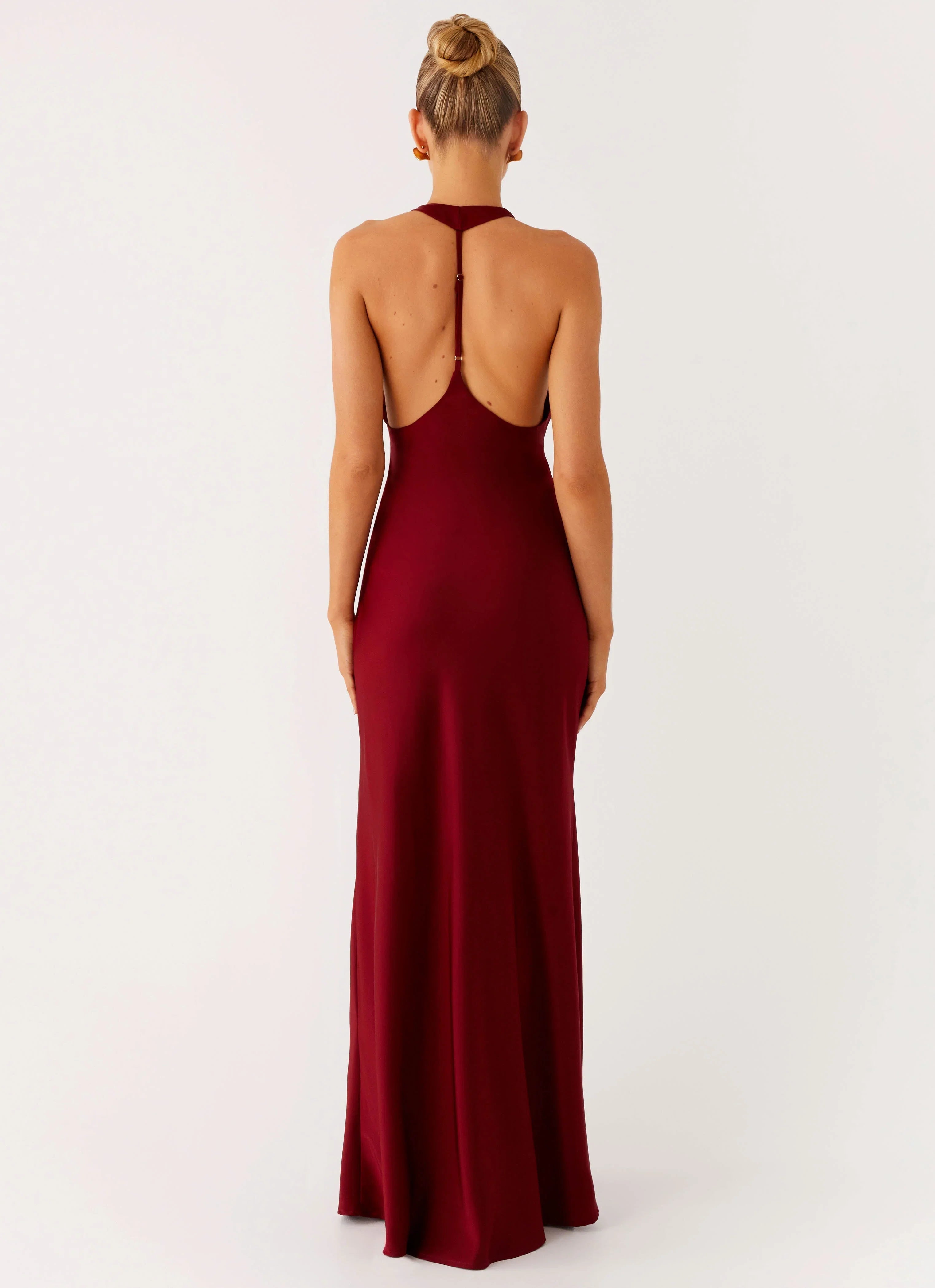 Angie Maxi Dress Burgundy