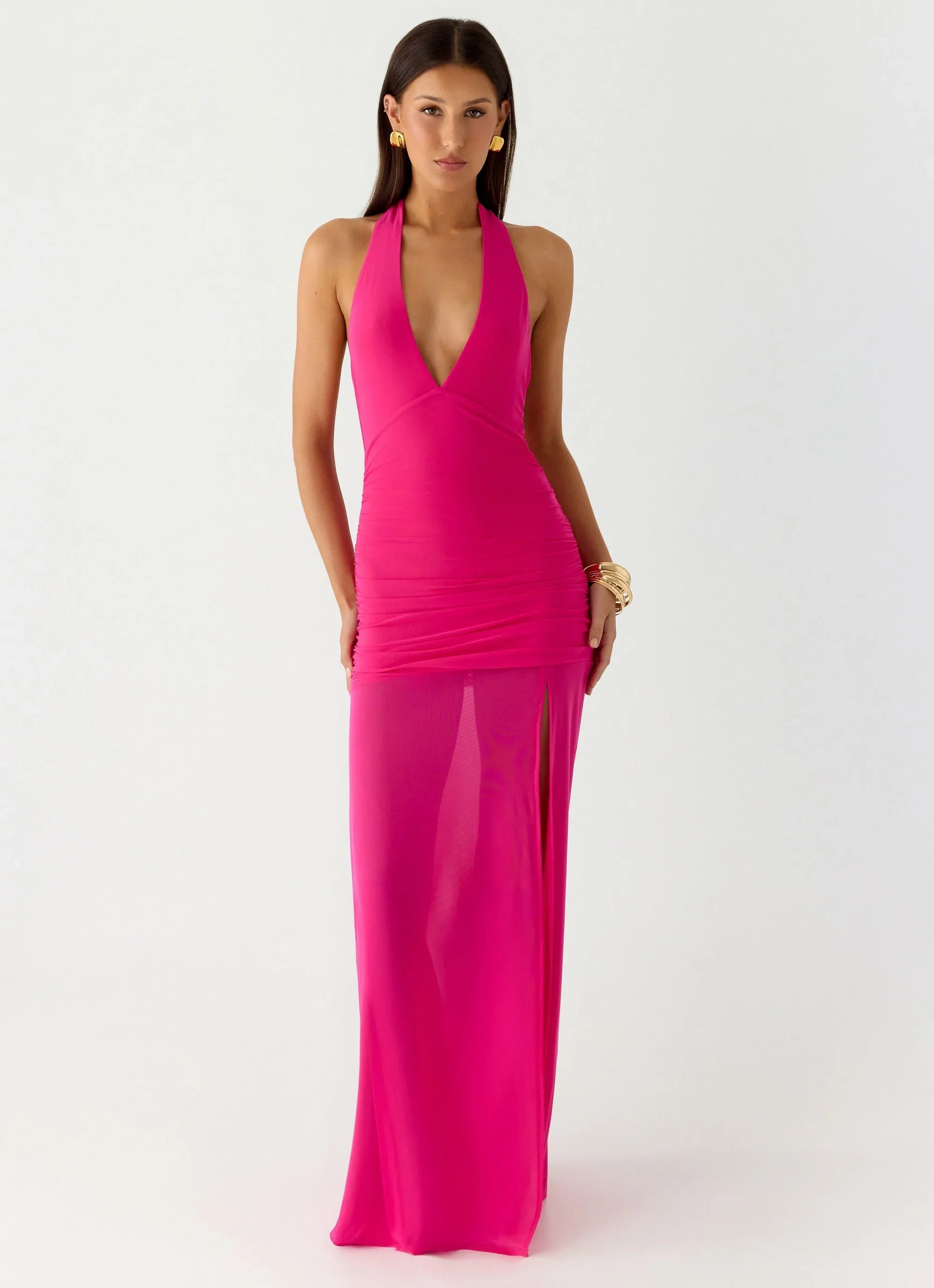 Island Muse Dress Fuchsia