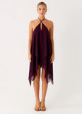 Dalenti Midi Dress Plum