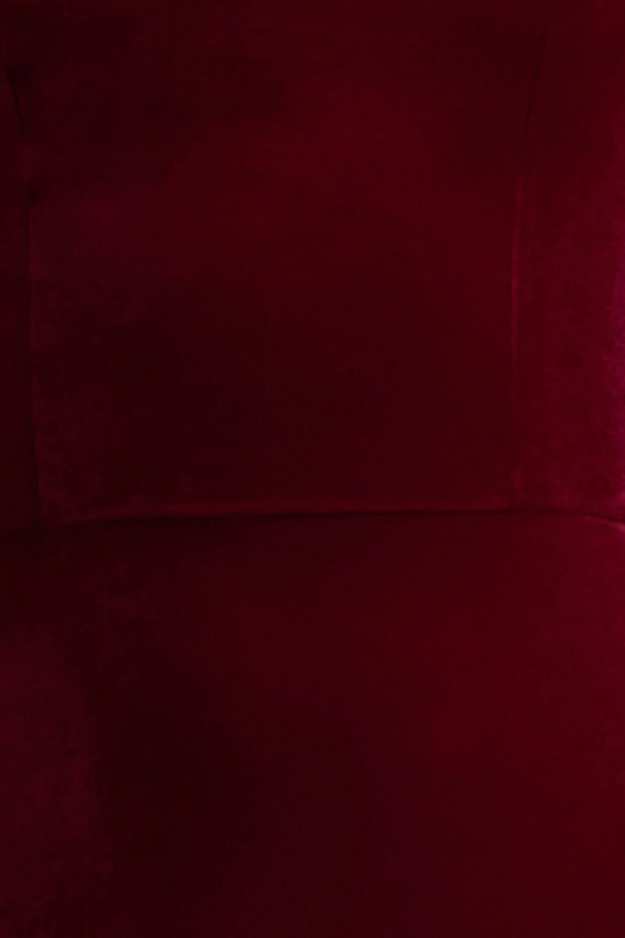 Illusion Burgundy Velvet Bandeau Maxi Dress With Bow Detail