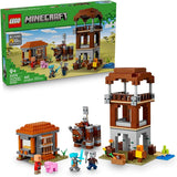 LEGO Minecraft The Pillager Outpost and Ravager Building Toy Video Game Building Blocks for Kids Boys Girls Ages 9 Includes Space Sentinel 3 Minifigures Gift Idea for Gamers 21278