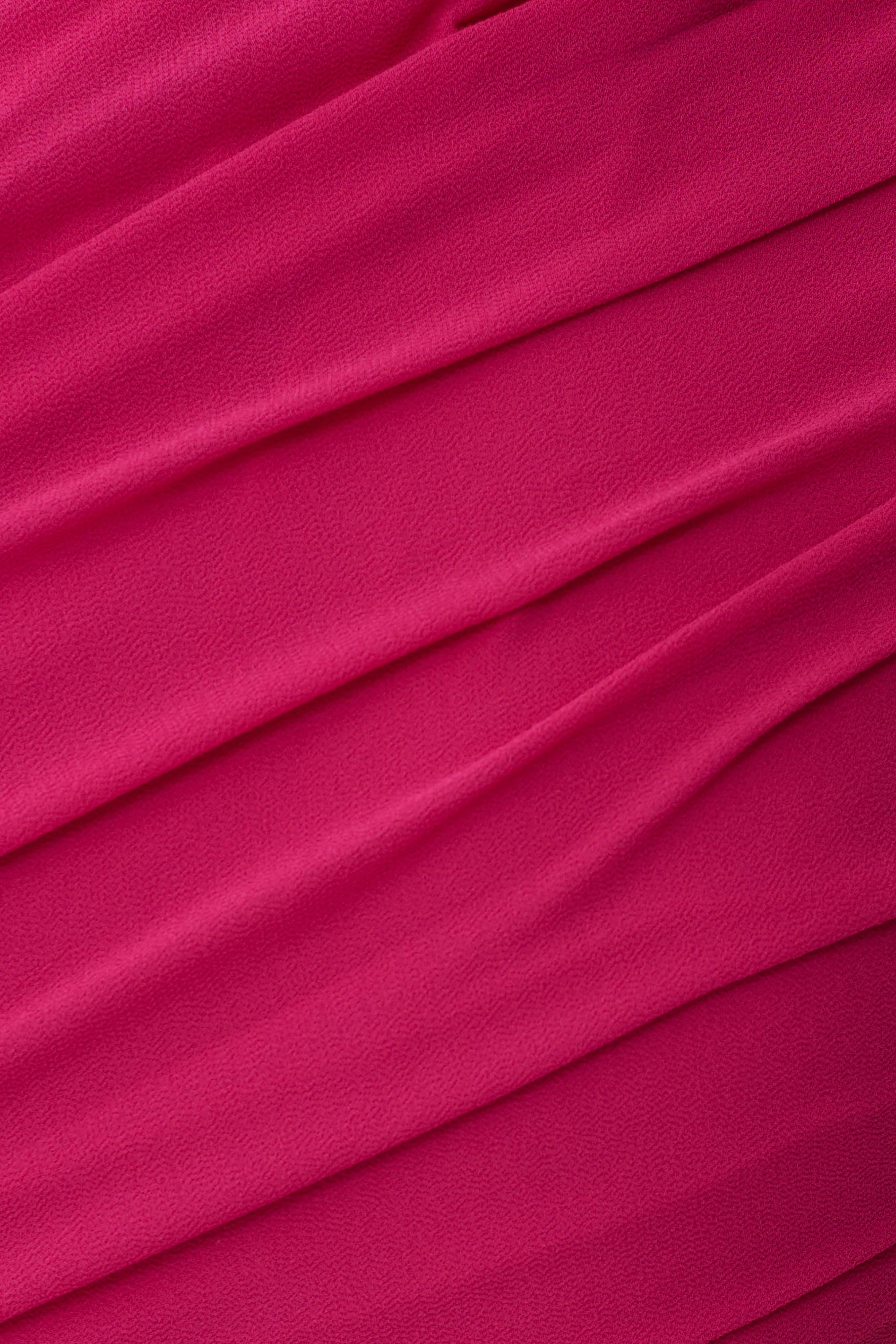 Aria Chiffon Cut Out Maxi Dress Fuchsia