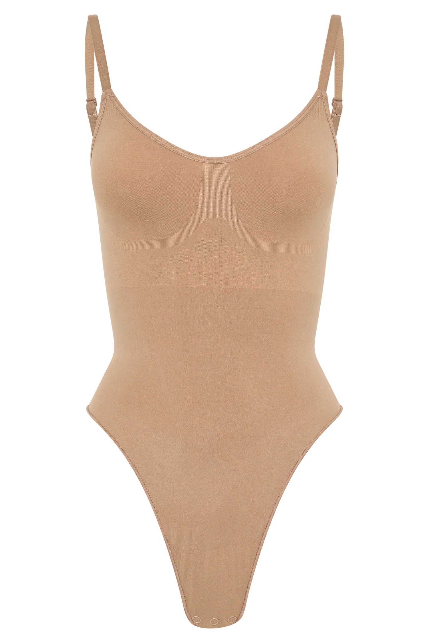 Alyssa Backless Shapewear Bodysuit Latte