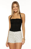 Brynn White Polka Dot Shorts