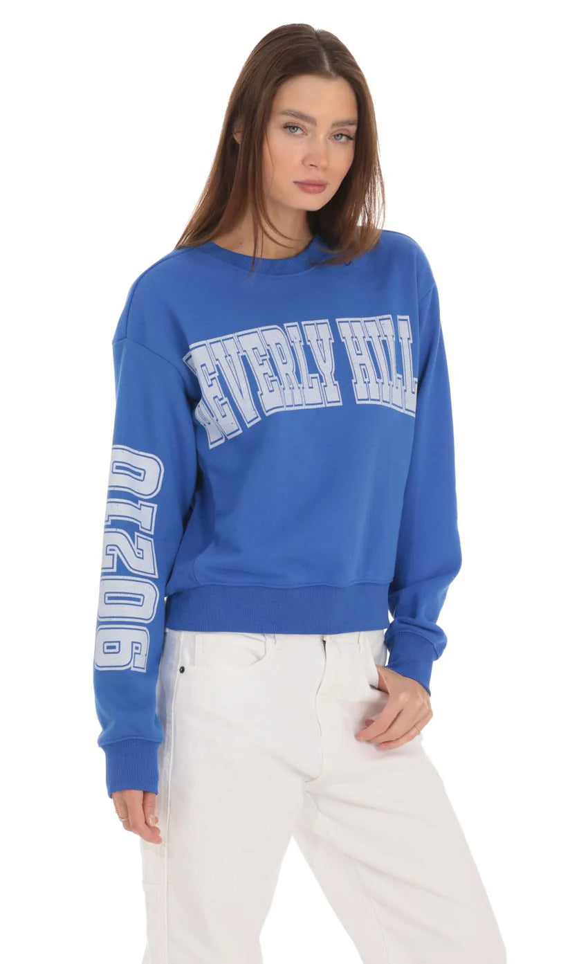 Beverly Hills 90210 Jumper in Blue