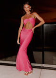 Lorenzo Maxi Dress Raspberry