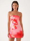 Callistae Mini Dress Sunburnt Petal