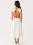 Maylah Midi Dress White