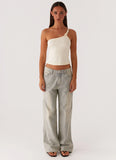 Keanna Low Rise Denim Jeans Vintage