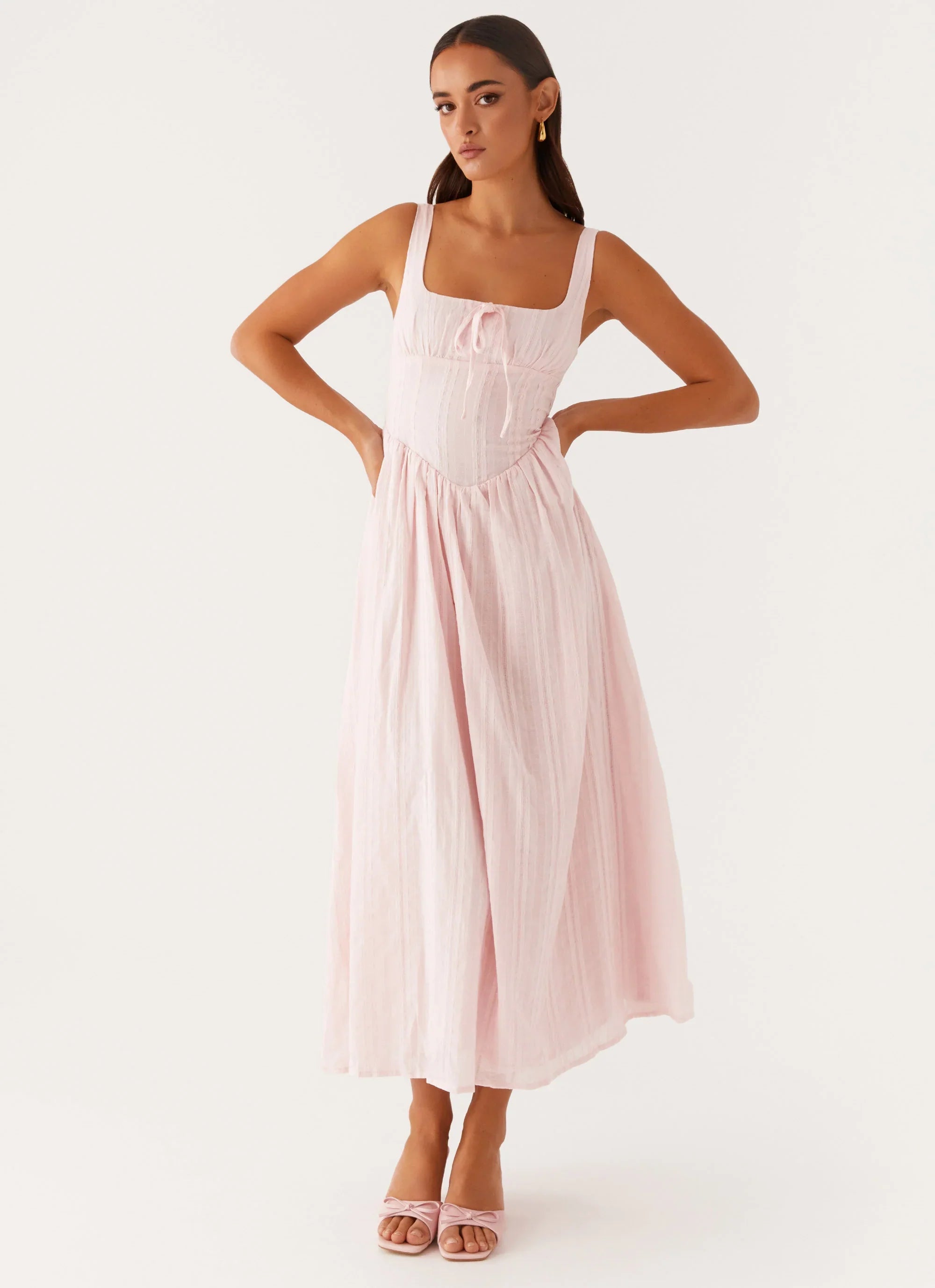 Pascuelle Midi Dress Pink