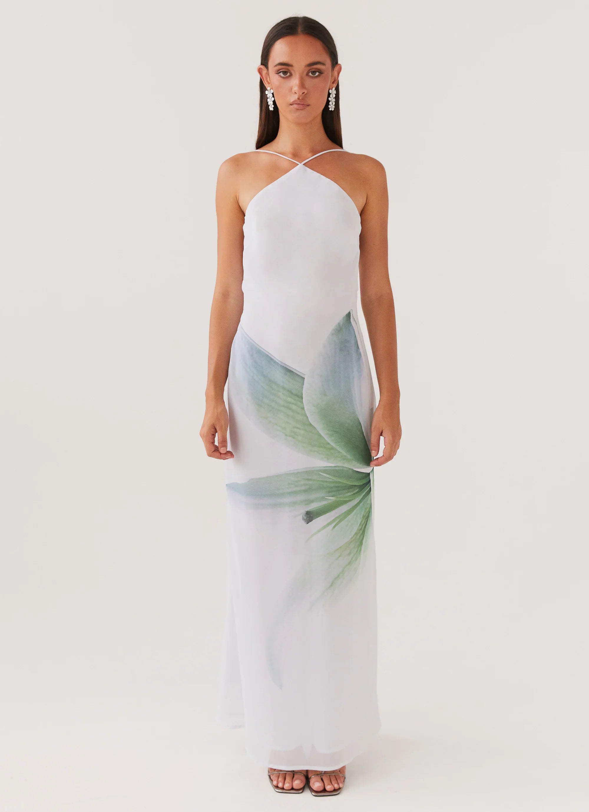Blossom Hearts Maxi Dress Dahlia Ash
