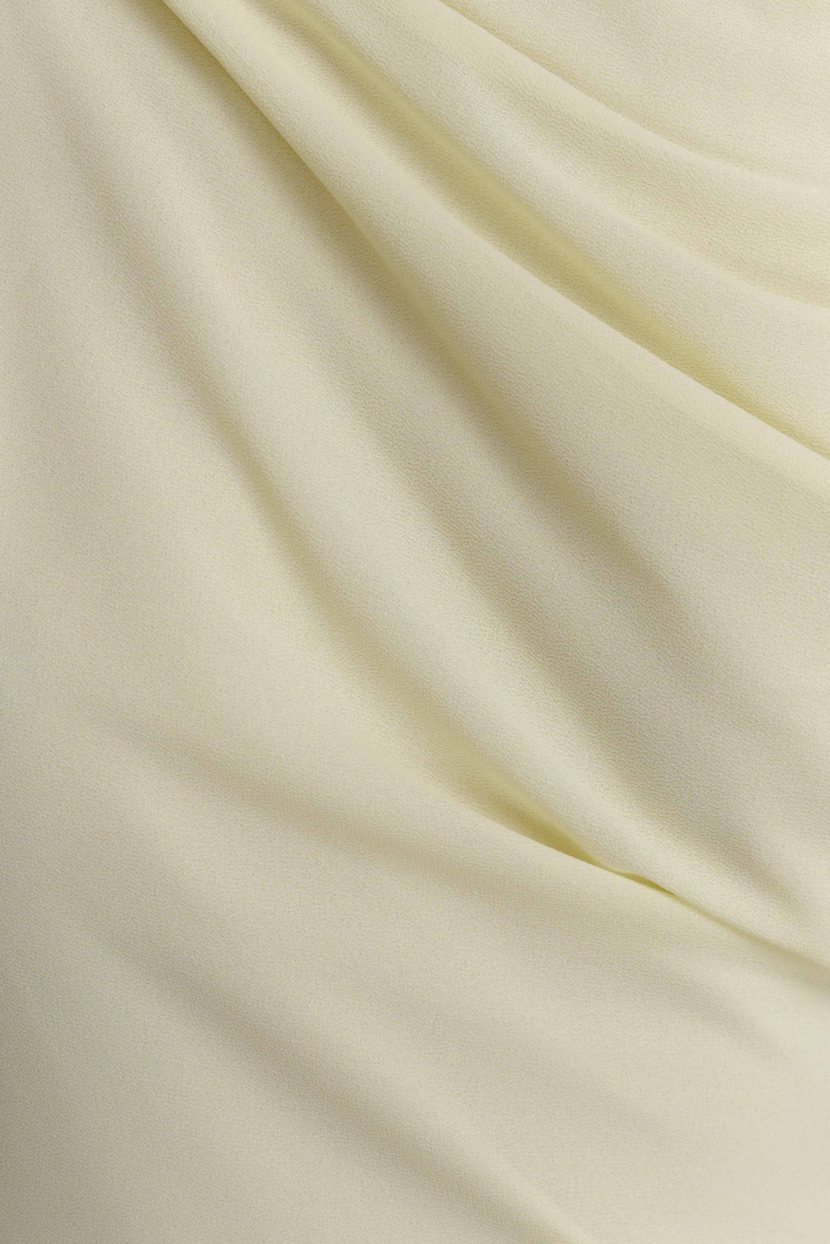 Daisie Chiffon Mini Dress Lemon