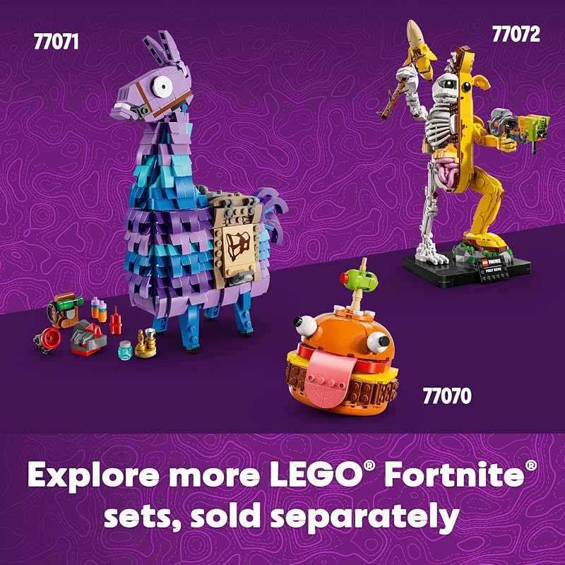 LEGO Fortnite Battle Bus Building Toy Collectible Fortnite Toy for Kids Boys Girls Ages 10 Pretend Play Set with 9 Minifigures from Video Game Gift for Birthdays 77073