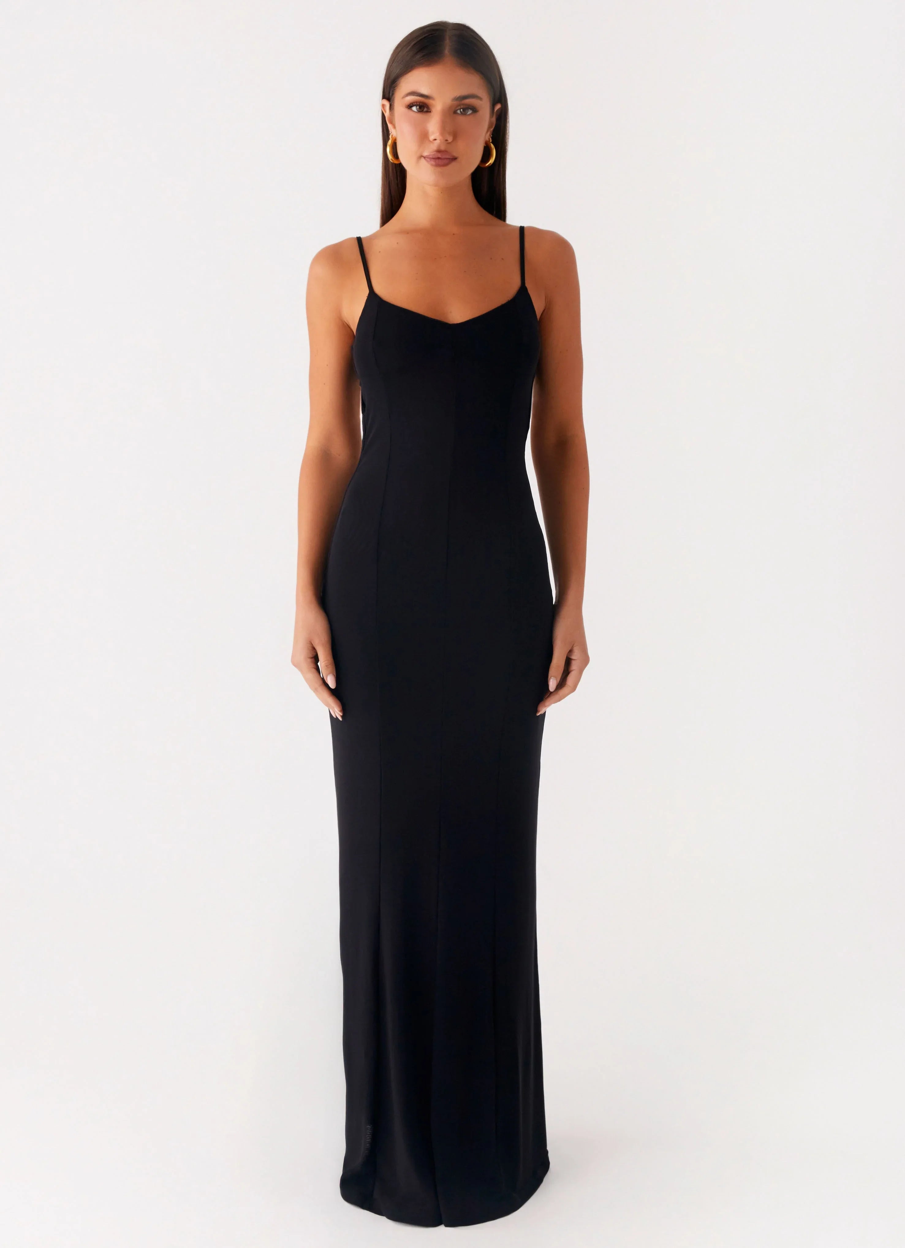 Serene Escape Maxi Dress Black