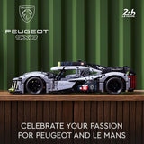 LEGO Technic Peugeot 9X8 24H Le Mans Hybrid Hypercar 42156 Collectible Race Car Building Kit for Adults and Teens 1