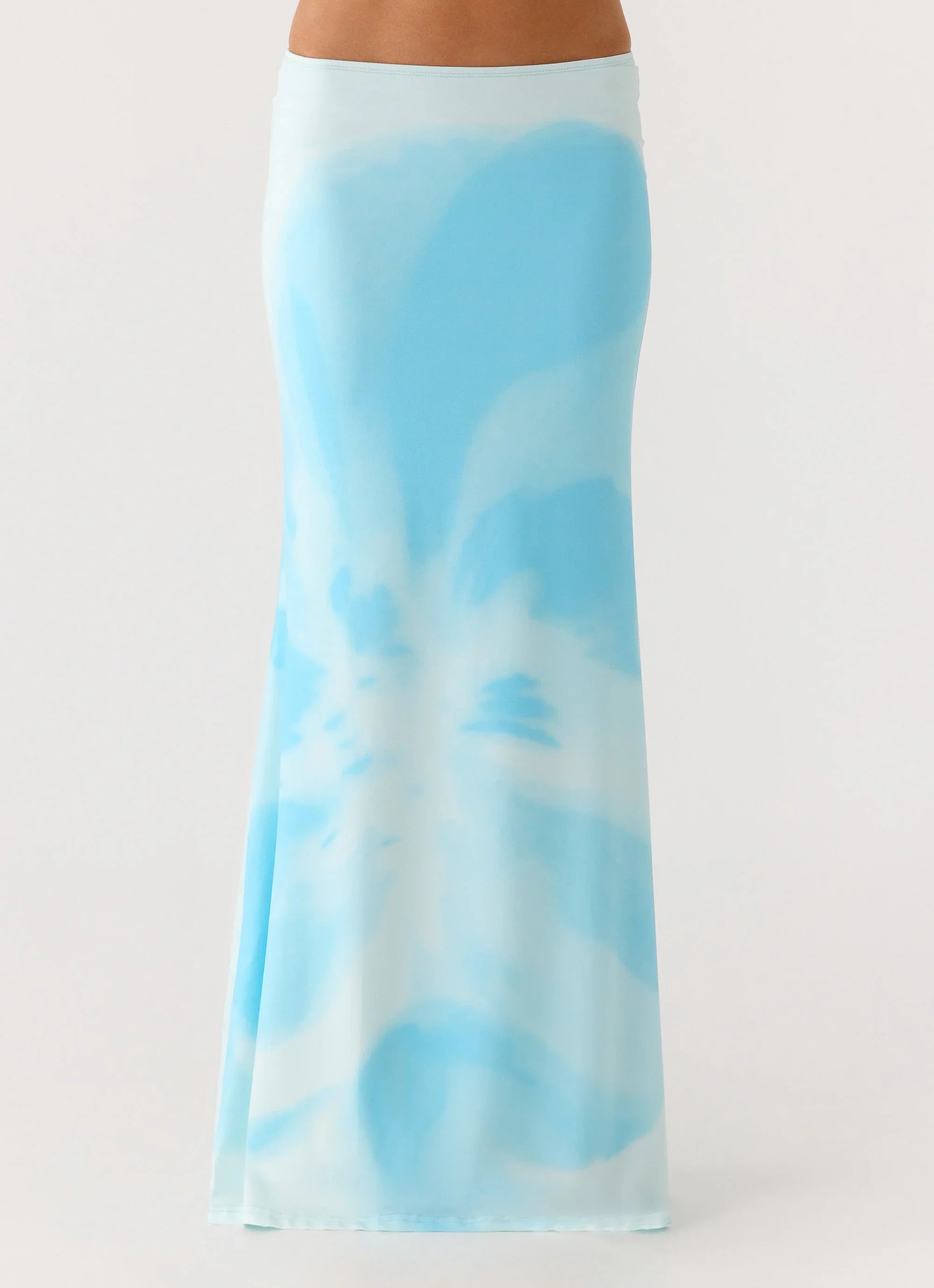 Moka Maxi Skirt Blooming Blue