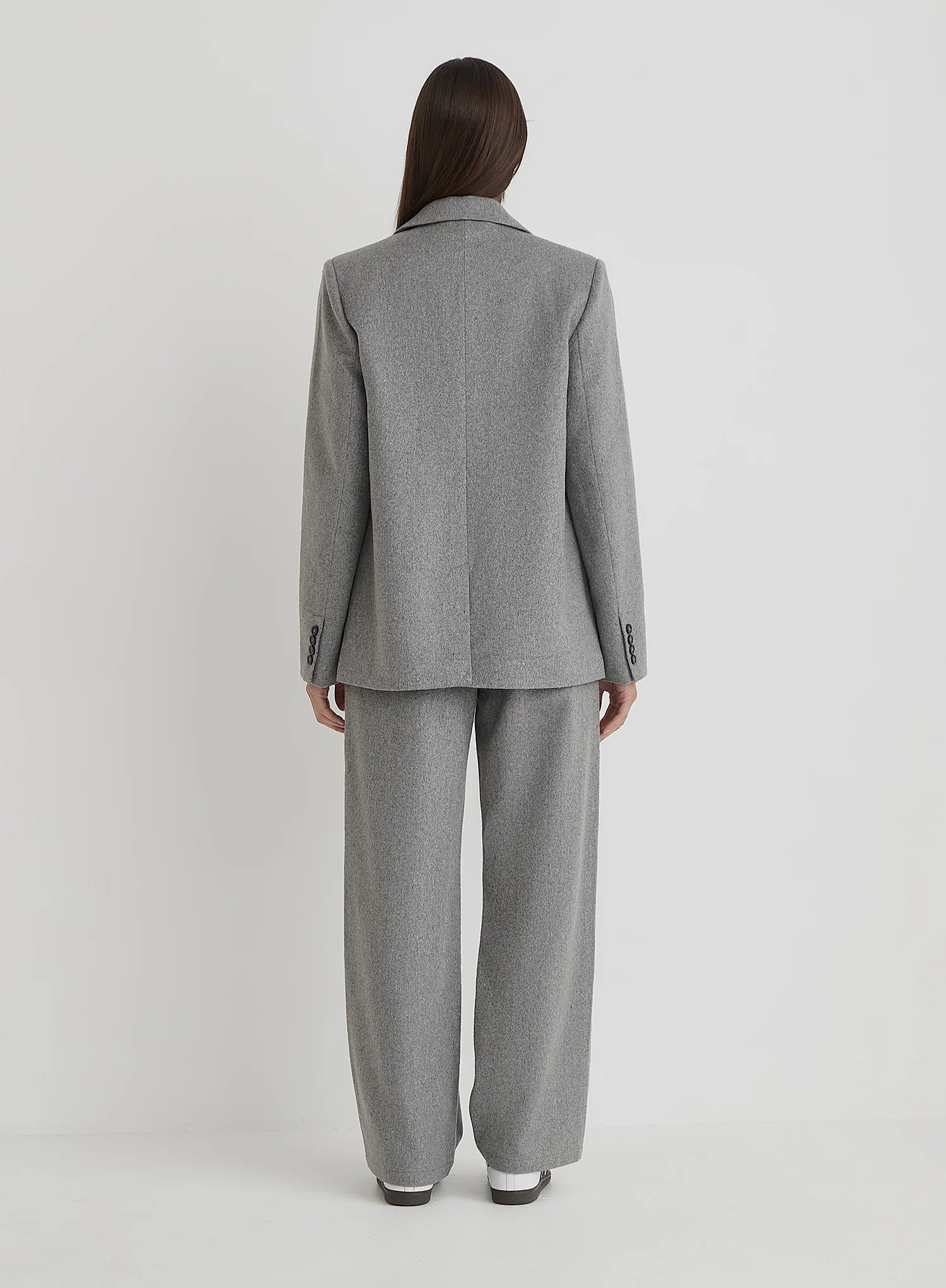 Grey Wool Blazer