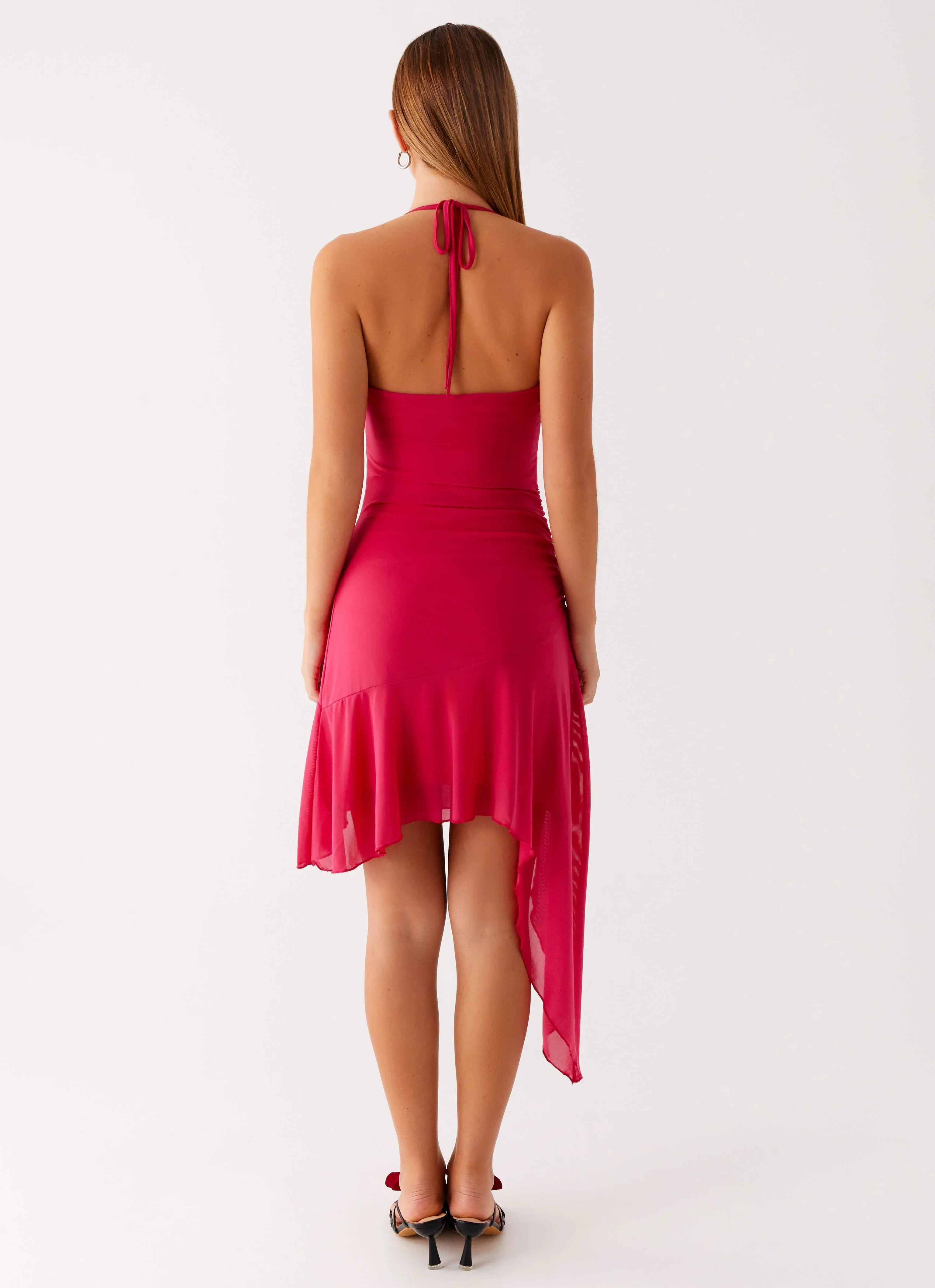 Mai Tai Mini Dress Hot Pink