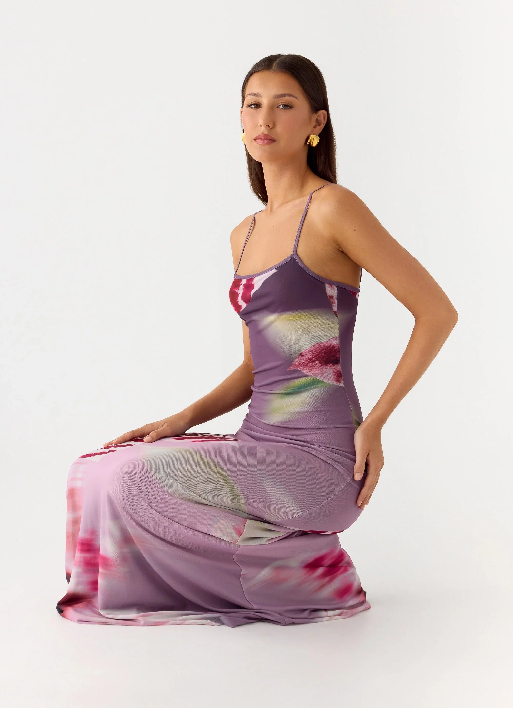 Everett Maxi Dress Ombre Floral Affair