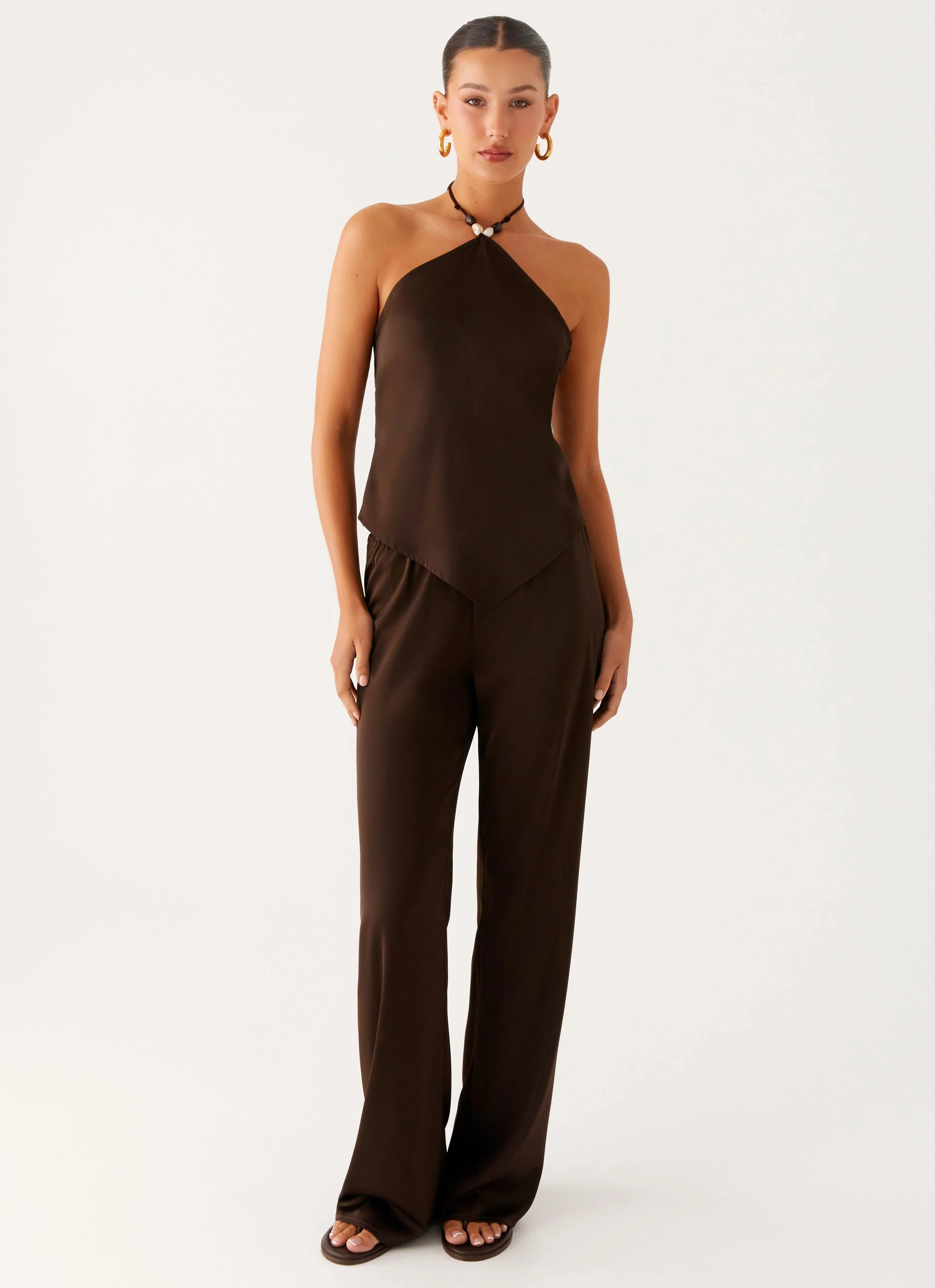 Deacon Low Rise Pants Chocolate