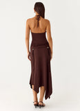 Becerra Midi Dress Cool Chocolate