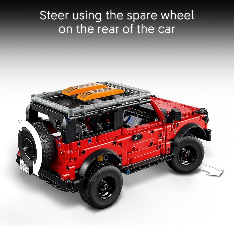 LEGO Technic Kids Toy Car Building Kit for Boys and Girls Ages 10 Makes a Cool Birthday Gift Authentic Ford Trim Details 42213