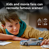 LEGO Speed Champions 2 Fast 2 Furious Nissan Skyline GT R R34 Race Car Toy Model Building Kit Collectible with Racer Minifigure 2023 Set for Kids Boys and Girls Ages 9 and Up 76917