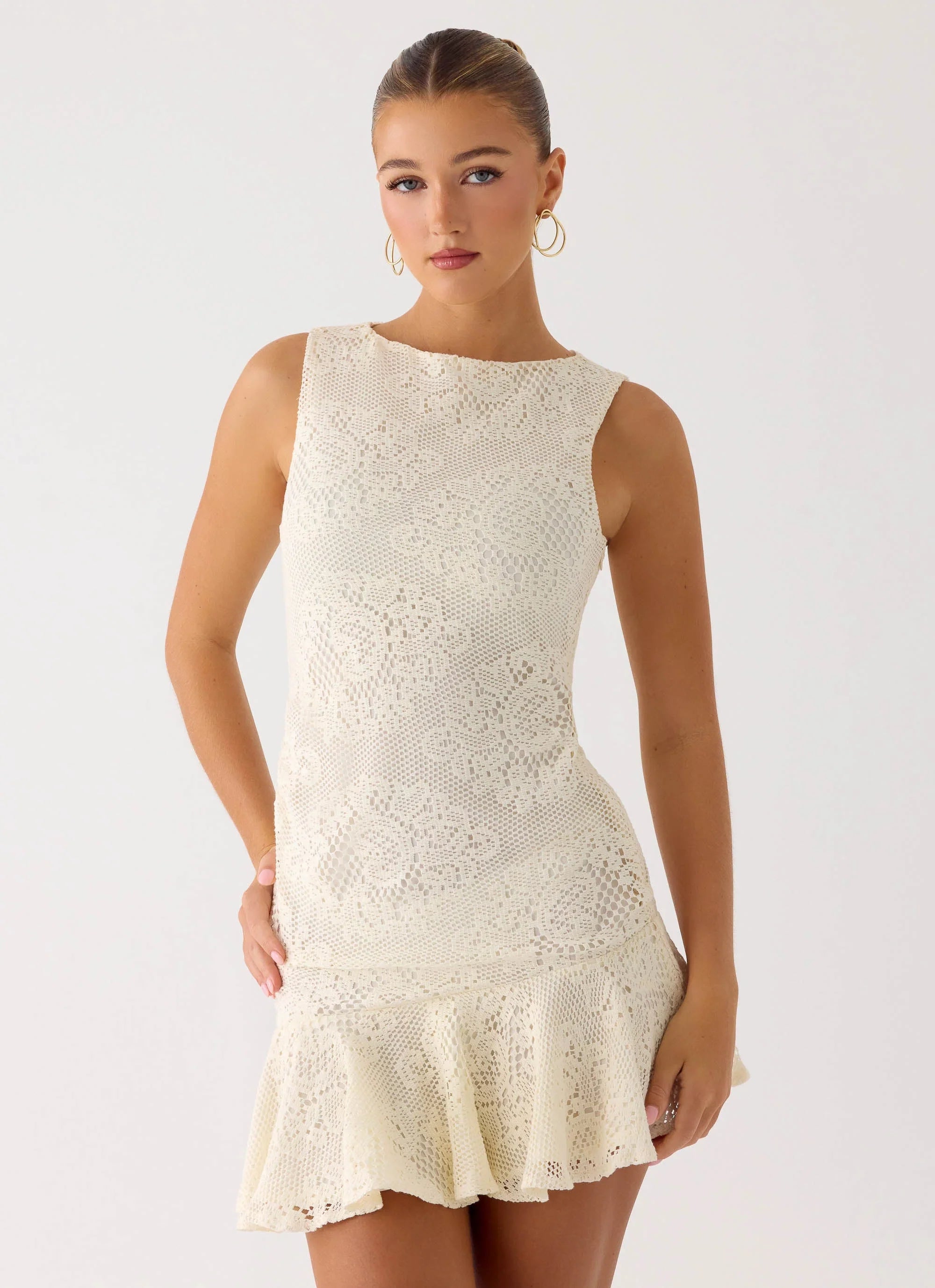Adoria Mini Dress Ivory