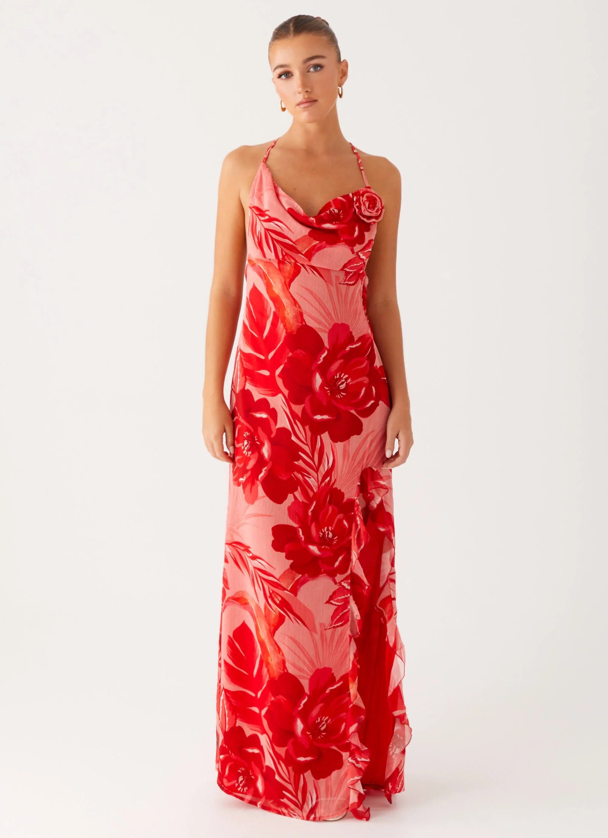 First Class Maxi Dress Sicily Sunsets Print