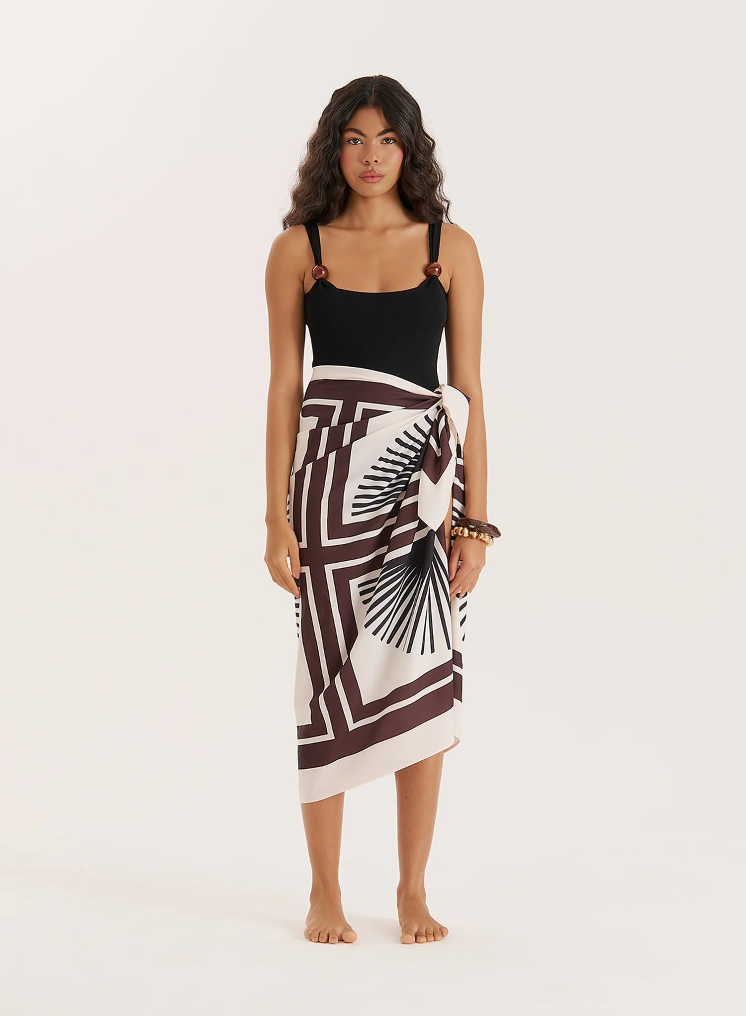 Abstract Print Sarong