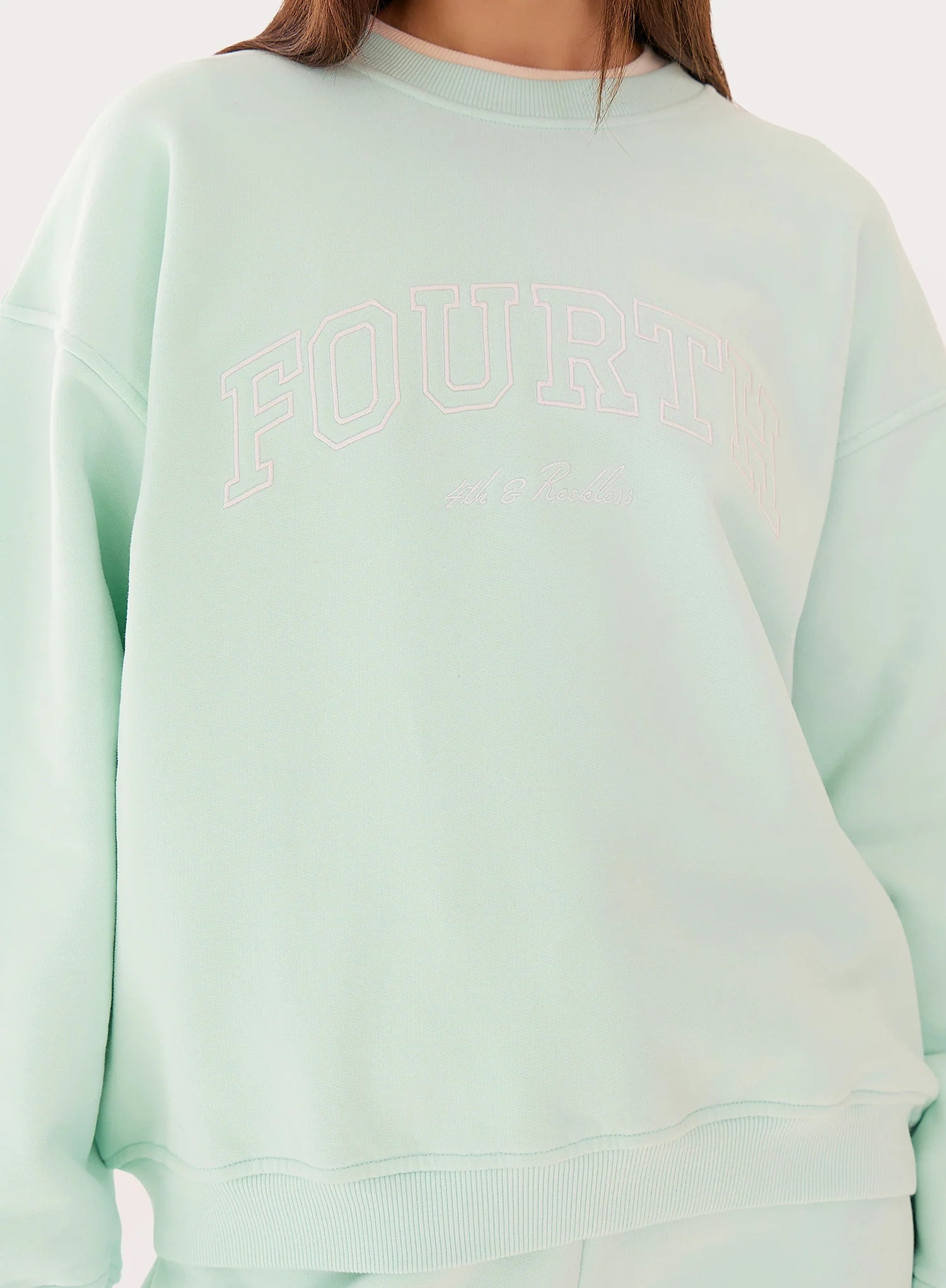 Mint Green Fourth Branded Sweatshirt
