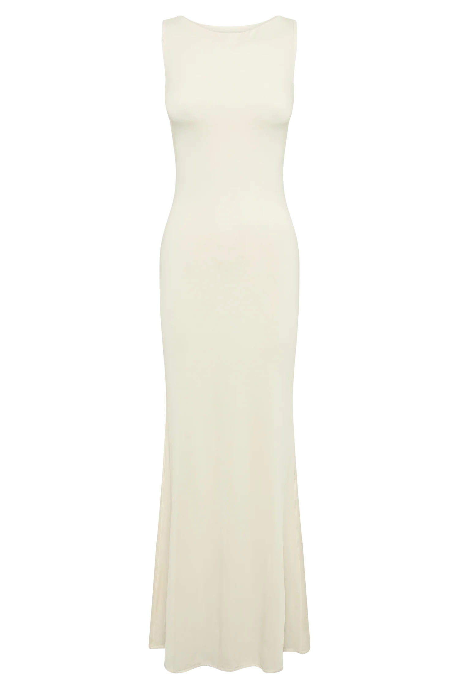 Tarna Sleeveless Slinky Maxi Dress Bone