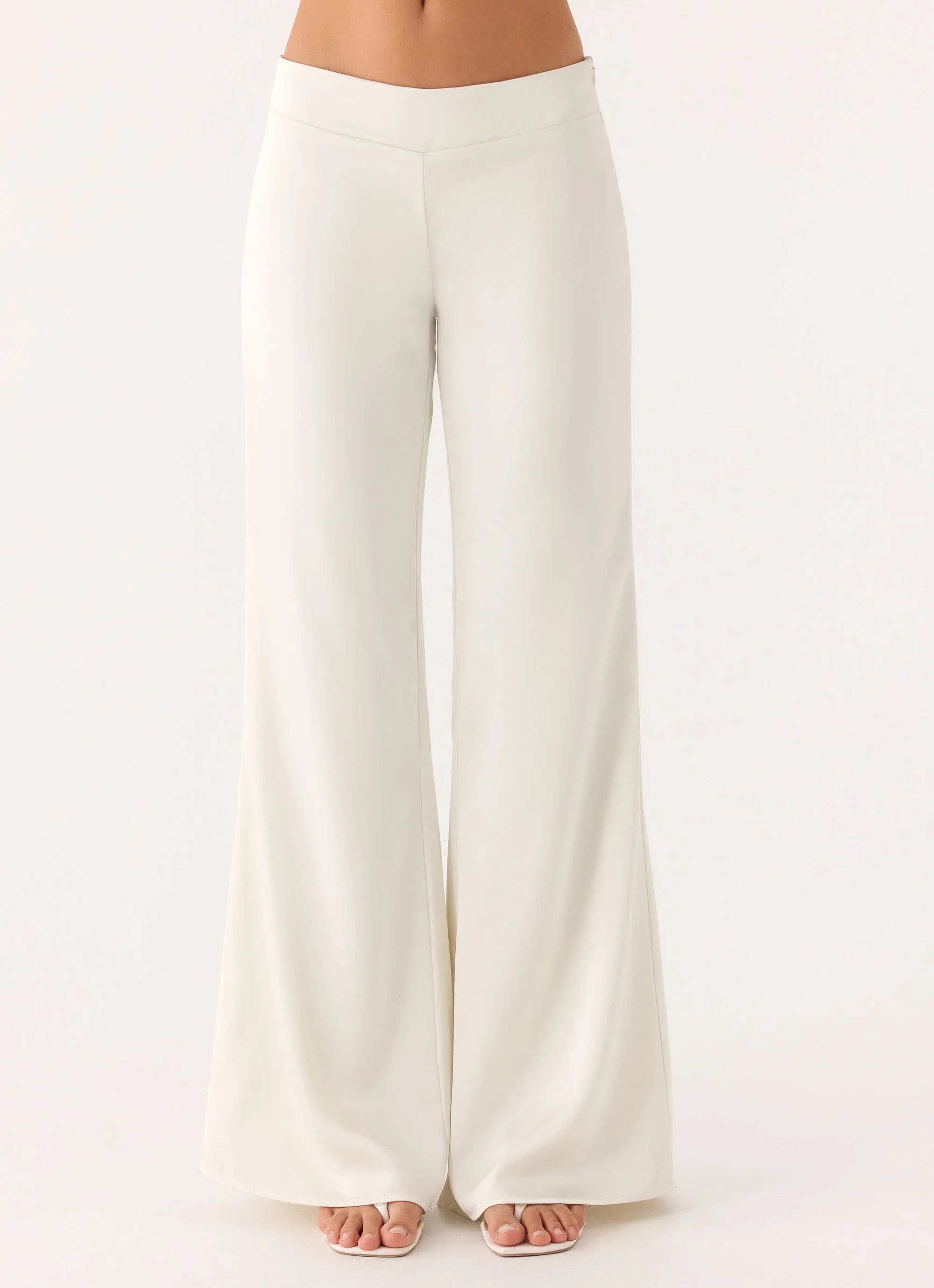 Elmah Low Rise Pants White