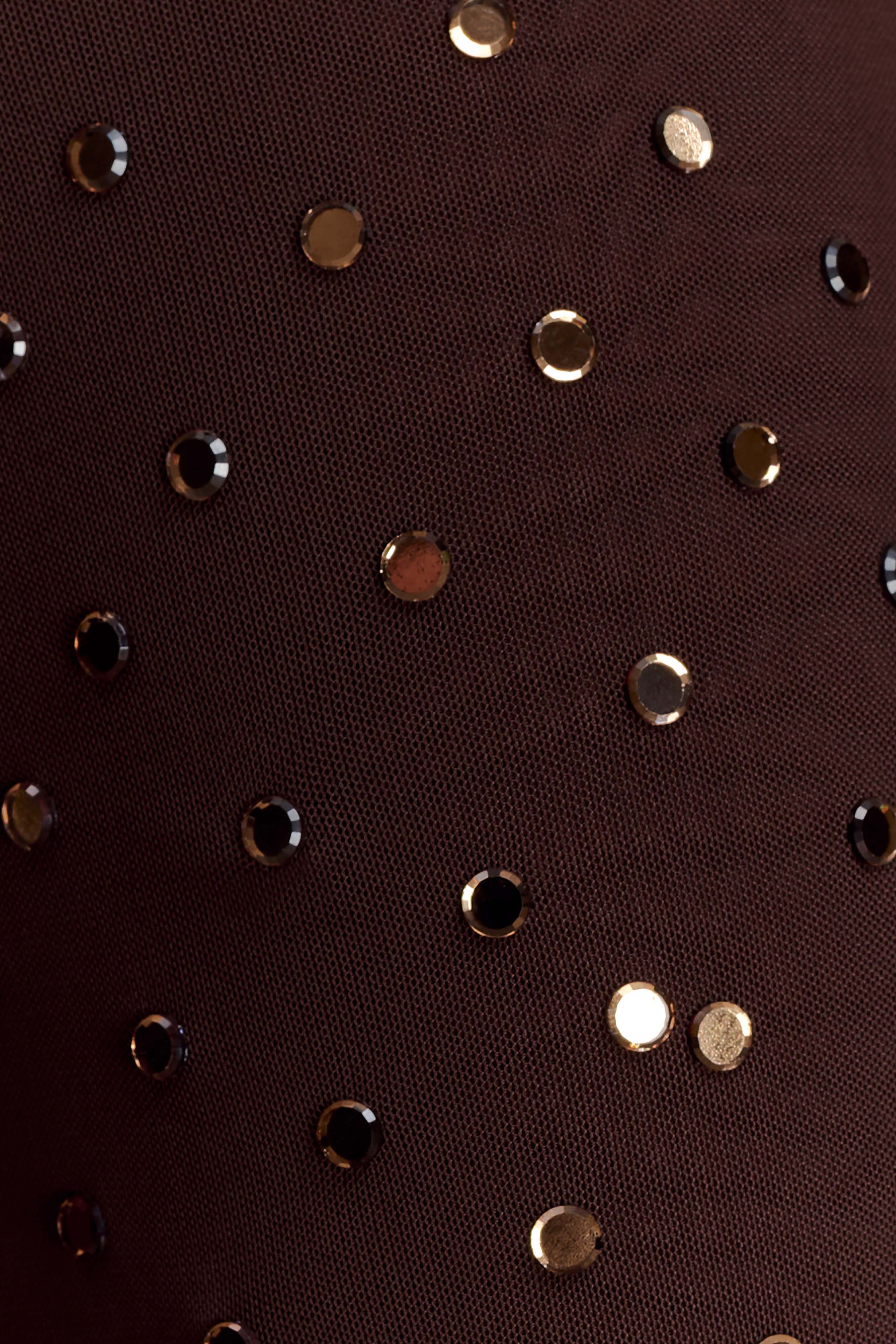 Jackie Diamante Straight Leg Pants Chocolate