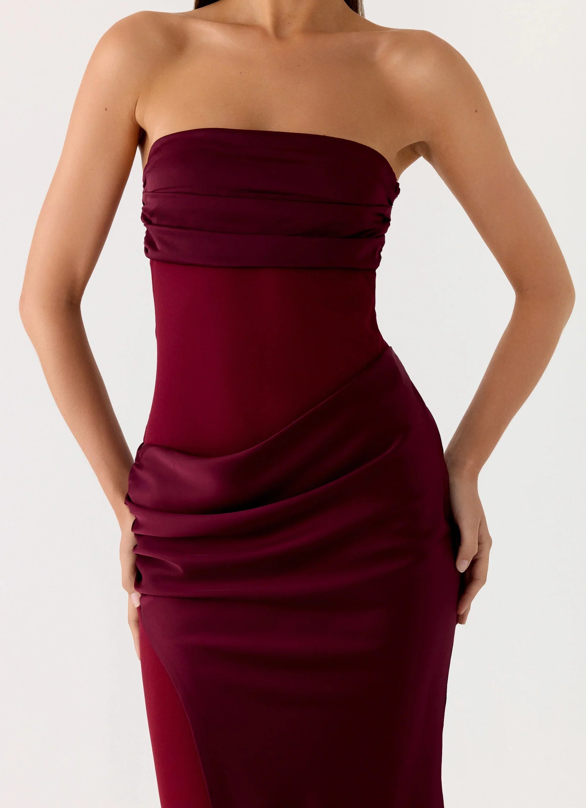 Champagne Skies Maxi Dress Plum