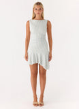 Summer Delight Mini Dress Vintage Stripe