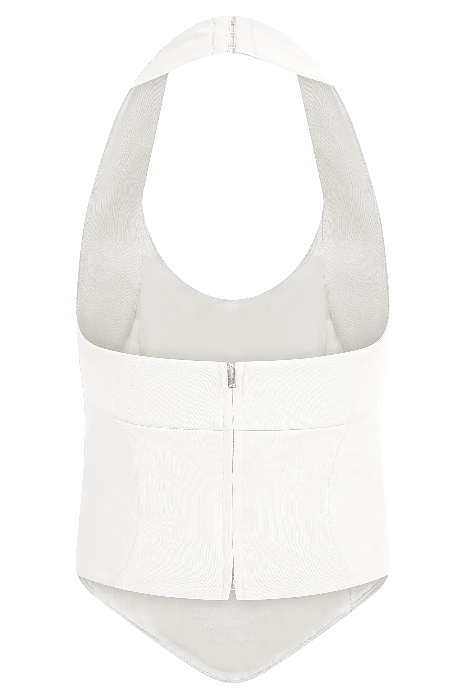 Meadow Corset Halter Top White