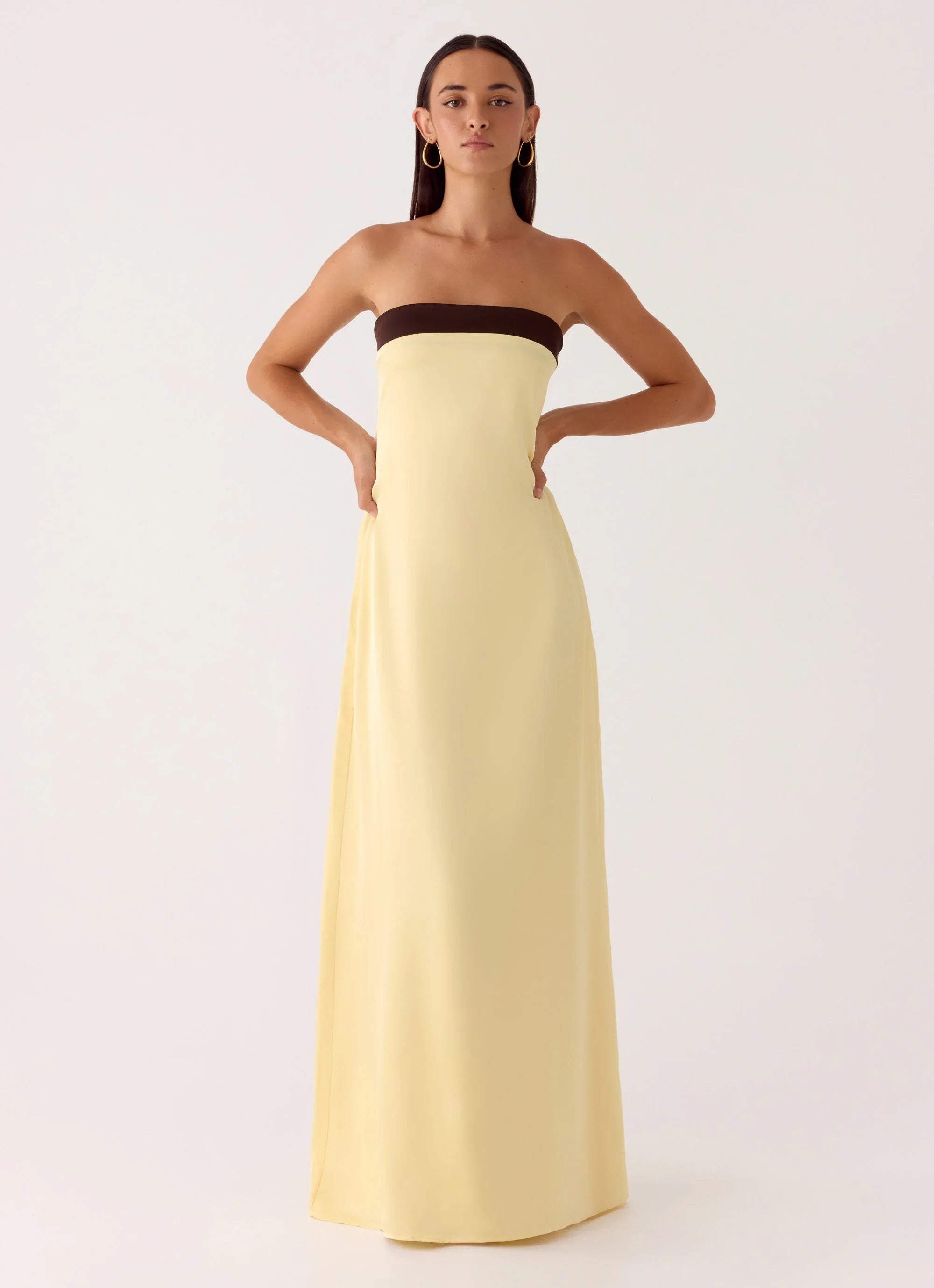 Jiana Maxi Dress Baby Yellow