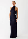 Keena Scarf Maxi Dress Navy