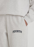 Grey Fourth Branded Cuffed Jogger