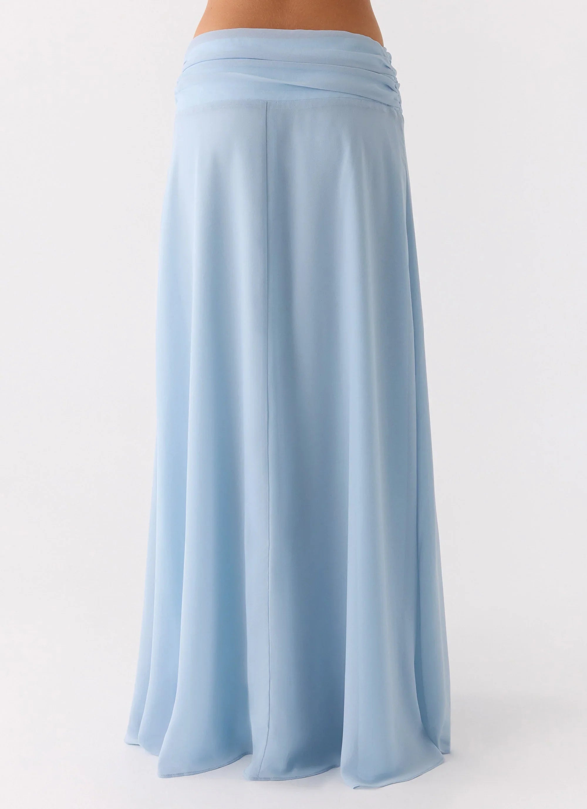 Natalya Maxi Skirt Pale Blue